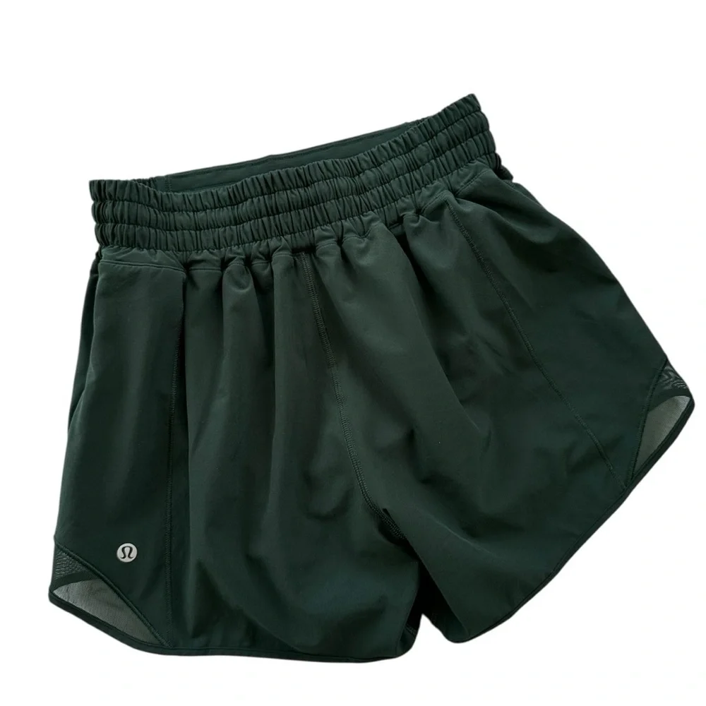 lululemon athletica Women's Dark Green Athletic Shorts
